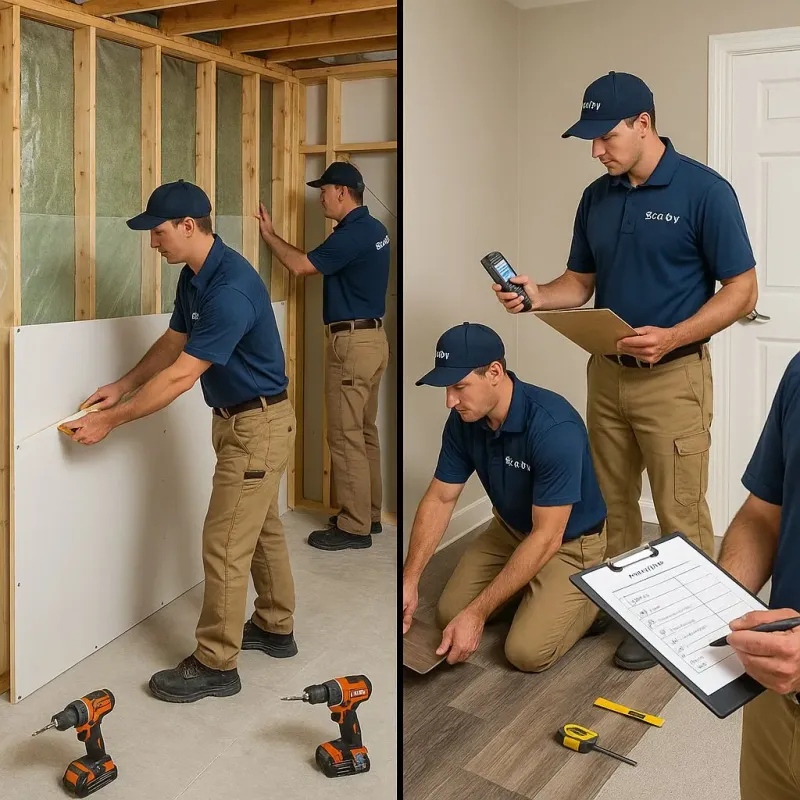 Repairs and Reconstruction process in Lancaster County, SC